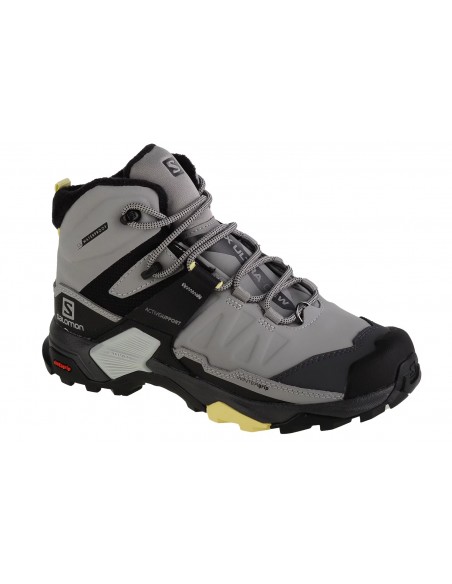 Salomon X Ultra 4 MID L41355200 Ανδρικά Ορειβατικά Μποτάκια Αδιάβροχα Quiet Shade / Black / Warm Apricot