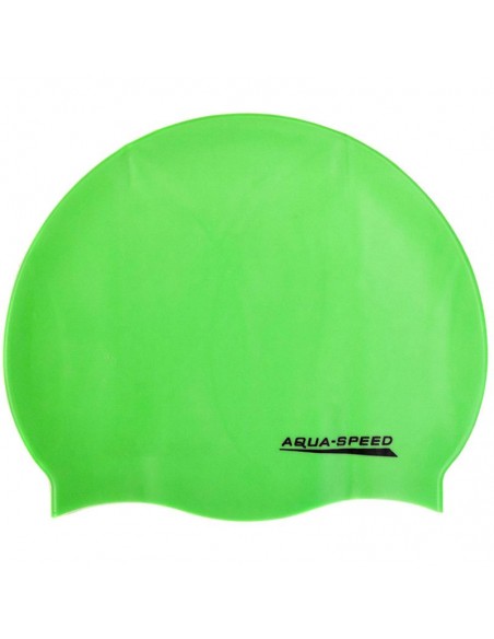 Aquaspeed 11111 Σκουφάκι Κολύμβησης Ενηλίκων από Σιλικόνη Πράσινο