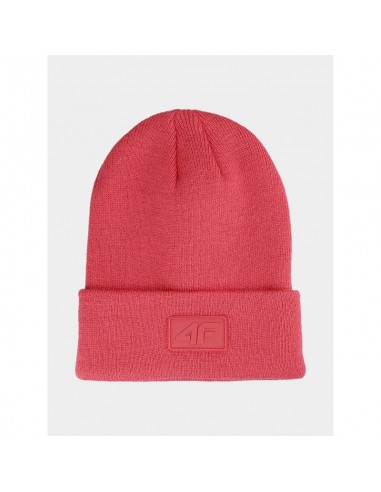 4F Beanie Unisex Σκούφος Πλεκτός σε Ροζ χρώμα 4FAW23ACAPU319-63S