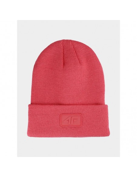 4F Beanie Unisex Σκούφος Πλεκτός σε Ροζ χρώμα 4FAW23ACAPU319-63S