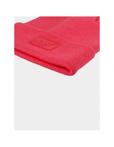 4F Beanie Unisex Σκούφος Πλεκτός σε Ροζ χρώμα 4FAW23ACAPU319-63S