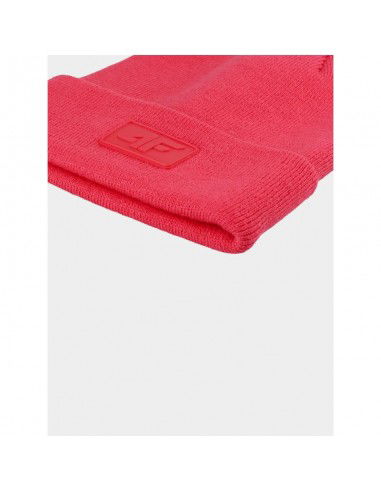 4F Beanie Unisex Σκούφος Πλεκτός σε Ροζ χρώμα 4FAW23ACAPU319-63S