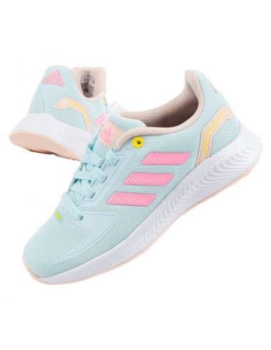 Adidas Αθλητικά Παιδικά Παπούτσια Running Runfalcon 2.0 K HR1412 Almost Blue / Beam Pink / Bliss Orange
