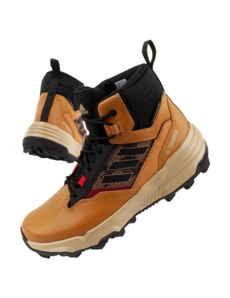 Adidas GZ3970 Ανδρικά Ορειβατικά Παπούτσια Αδιάβροχα Καφέ