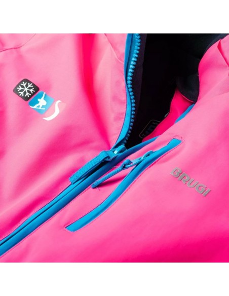 Brugi 92800463835 Παιδική Ολόσωμη Φόρμα Σκι & Snowboard Ροζ