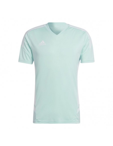 Adidas Condivo 22 Ανδρικό T-shirt Γαλάζιο Μονόχρωμο HD2271