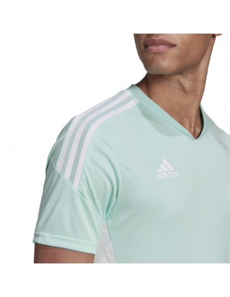 Adidas Condivo 22 Ανδρικό T-shirt Γαλάζιο Μονόχρωμο HD2271