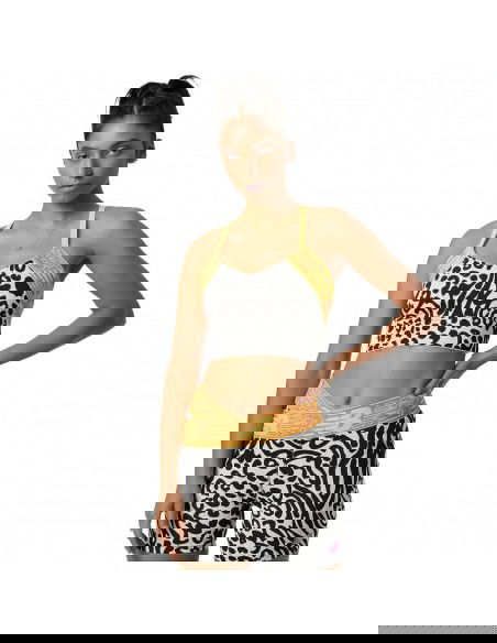 New Balance Relentless Printed Crop Bra WB21176BKW