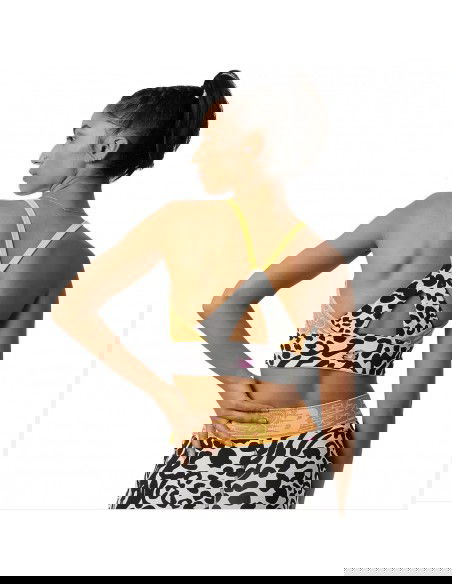 New Balance Relentless Printed Crop Bra WB21176BKW