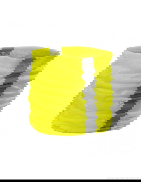 Unisex scarf HV Twister Malfini MLI3V897 fluorescent yellow