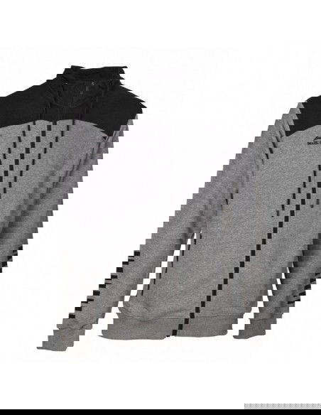 Select Oxford Zip Hoodie U T2601811 greyblack