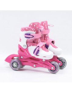 SMJ Sport Combo Pink LED set 2in1 roller skates HSTNK000009549 2