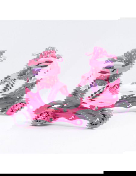 SMJ Sport Combo Pink LED set 2in1 roller skates HSTNK000009549