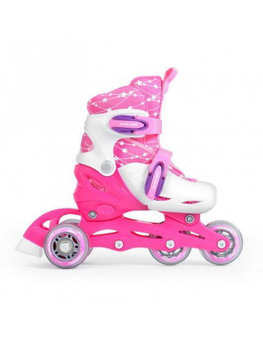 SMJ Sport Combo Pink LED set 2in1 roller skates HSTNK000009549