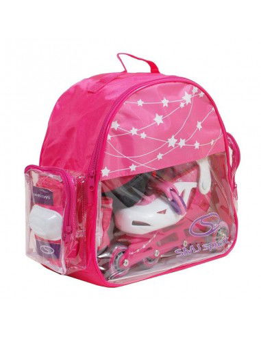 SMJ Sport Combo Pink LED set 2in1 roller skates HSTNK000009549