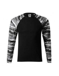 Malfini Camouflage LS M Tshirt MLI16632 camouflage gray