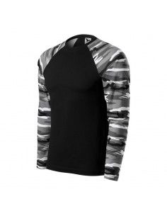 Malfini Camouflage LS M Tshirt MLI16632 camouflage gray 2