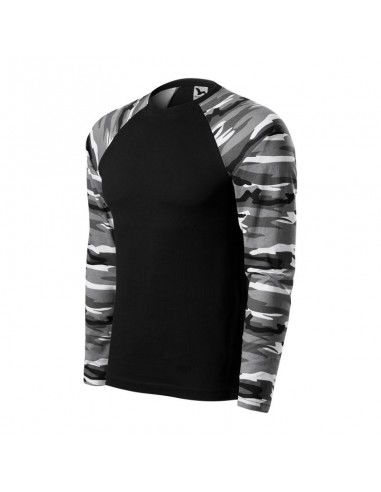 Malfini Camouflage LS M Tshirt MLI16632 camouflage gray