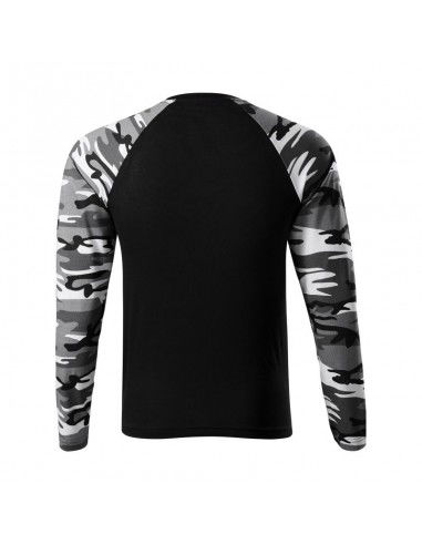 Malfini Camouflage LS M Tshirt MLI16632 camouflage gray
