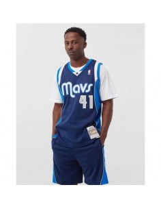 Mitchell Ness NBA Swingman Dallas Mavericks Dirk Nowitzki M Tshirt SMJY1148DMA11DNOASBL 2