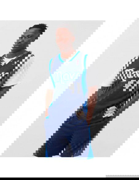 Mitchell Ness NBA Swingman Dallas Mavericks Dirk Nowitzki M Tshirt SMJY1148DMA11DNOASBL