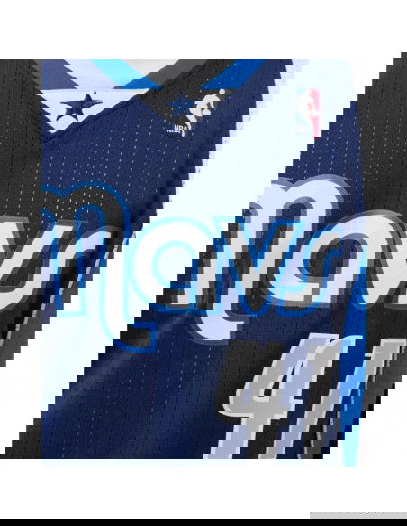 Mitchell Ness NBA Swingman Dallas Mavericks Dirk Nowitzki M Tshirt SMJY1148DMA11DNOASBL