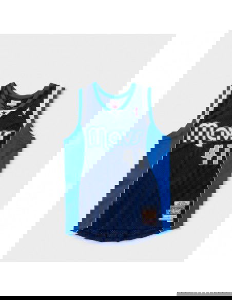 Mitchell Ness NBA Swingman Dallas Mavericks Dirk Nowitzki M Tshirt SMJY1148DMA11DNOASBL