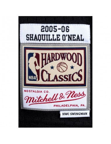 Mitchell Ness NBA Swingman Miami Heat Shaquille ONeal Tshirt M SMJYAC18017MHEBLCK05SON