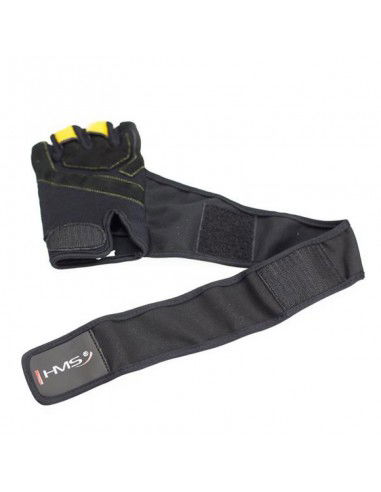 Black Yellow HMS RST01 rL gym gloves
