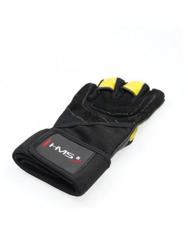 Black Yellow HMS RST01 rL gym gloves