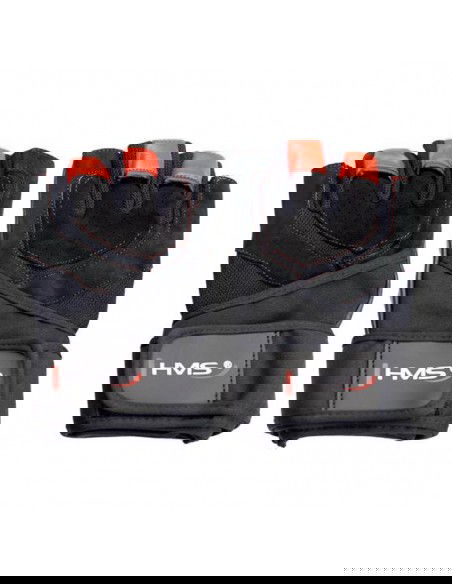 Black Red HMS RST01 rS gym gloves
