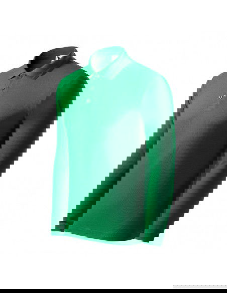 Malfini Pique Polo LS M MLI22116 polo shirt grass green