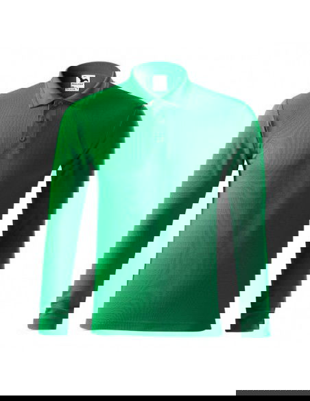 Malfini Pique Polo LS M MLI22116 polo shirt grass green