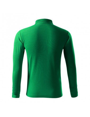 Malfini Pique Polo LS M MLI22116 polo shirt grass green