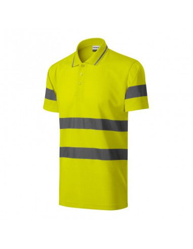 Rimeck HV Runway M polo shirt MLI2V997 fluorescent yellow