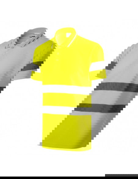Rimeck HV Runway M polo shirt MLI2V997 fluorescent yellow