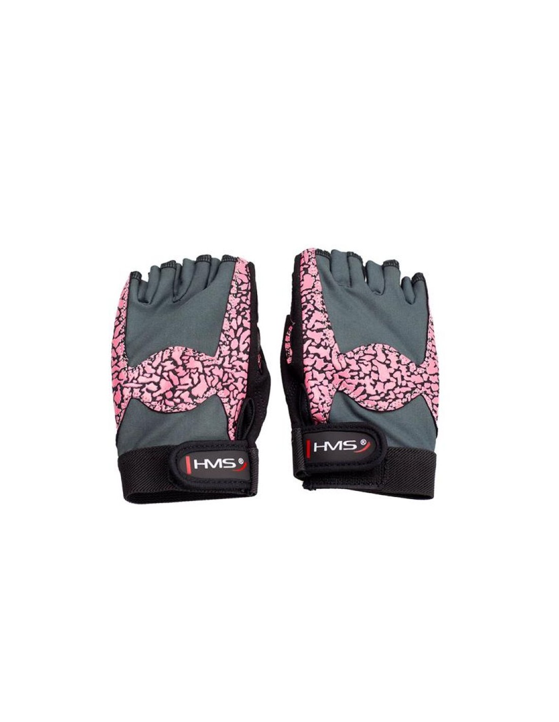 Gloves for the gym Pink Gray W HMS RST03 rS