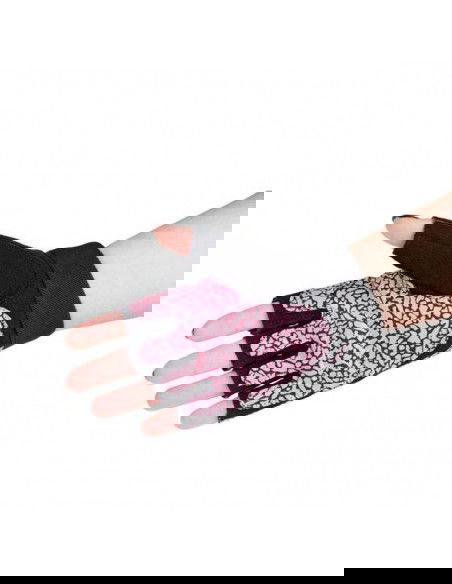 Gloves for the gym Pink Gray W HMS RST03 rS