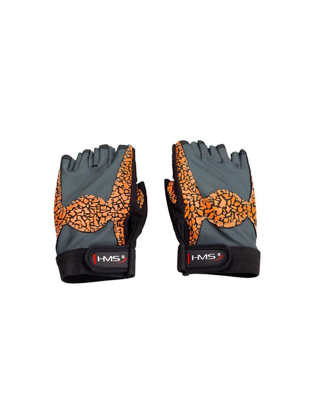 Gloves for the gym Oragne Gray W HMS RST03 rL