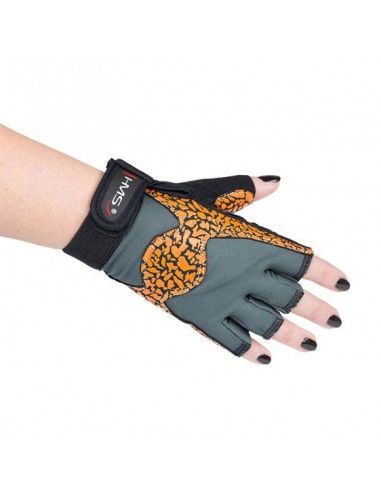 Gloves for the gym Oragne Gray W HMS RST03 rL