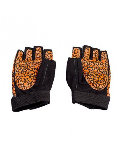 Gloves for the gym Oragne Gray W HMS RST03 rS