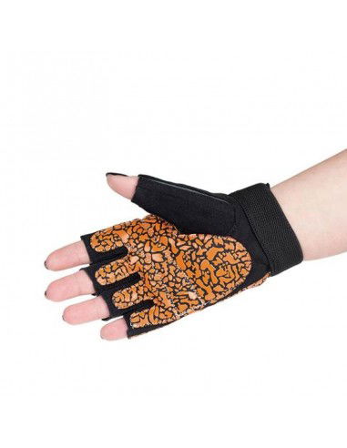 Gloves for the gym Oragne Gray W HMS RST03 rS