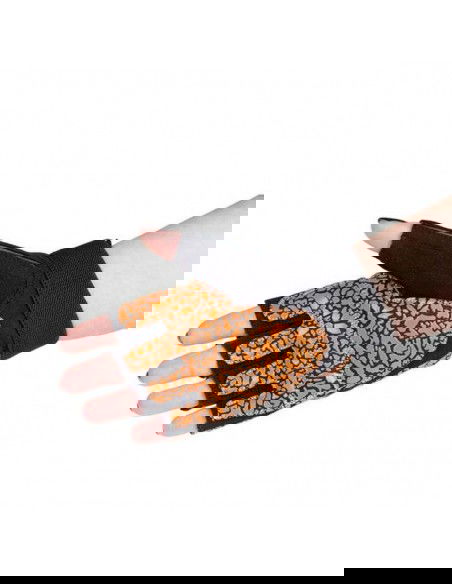 Gloves for the gym Oragne Gray W HMS RST03 rS