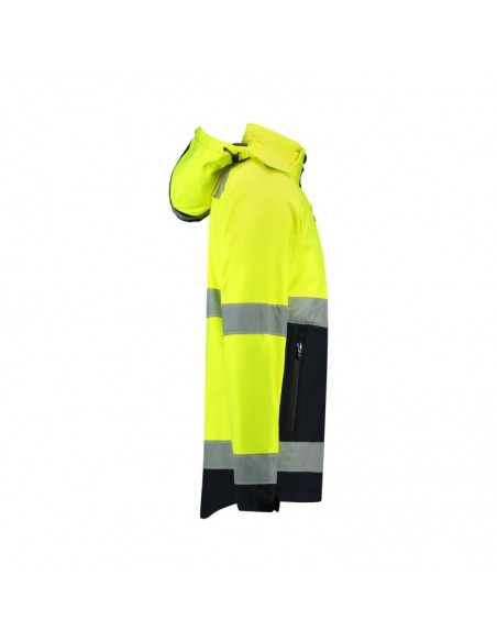 Rimeck Bicolor EN ISO 20471 Softshell Jacket M MLIT5297 fluorescent yellow