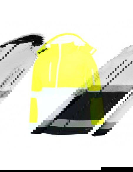 Rimeck Bicolor EN ISO 20471 Softshell Jacket M MLIT5297 fluorescent yellow