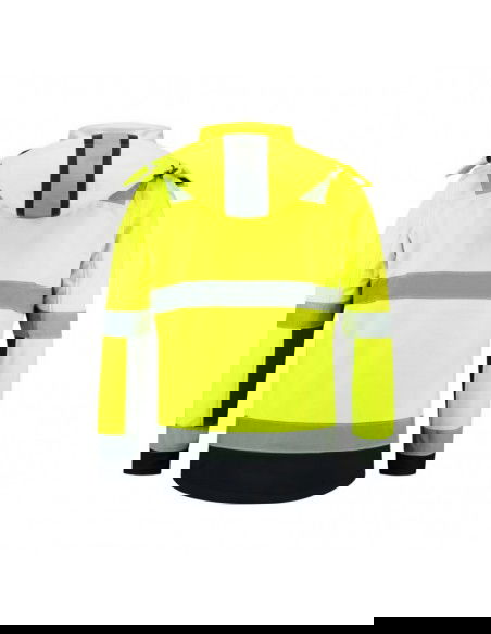 Rimeck Bicolor EN ISO 20471 Softshell Jacket M MLIT5297 fluorescent yellow