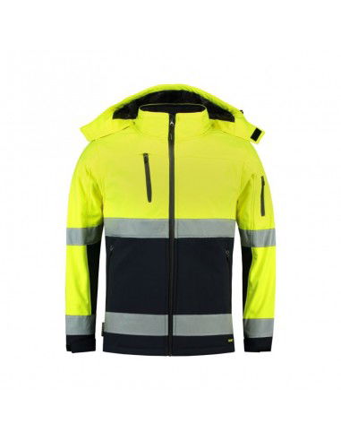 Rimeck Bicolor EN ISO 20471 Softshell Jacket M MLIT5297 fluorescent yellow