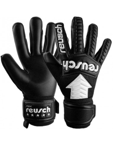 Reusch Legacy Arrow Silver goalkeeper gloves black 5370204 7700