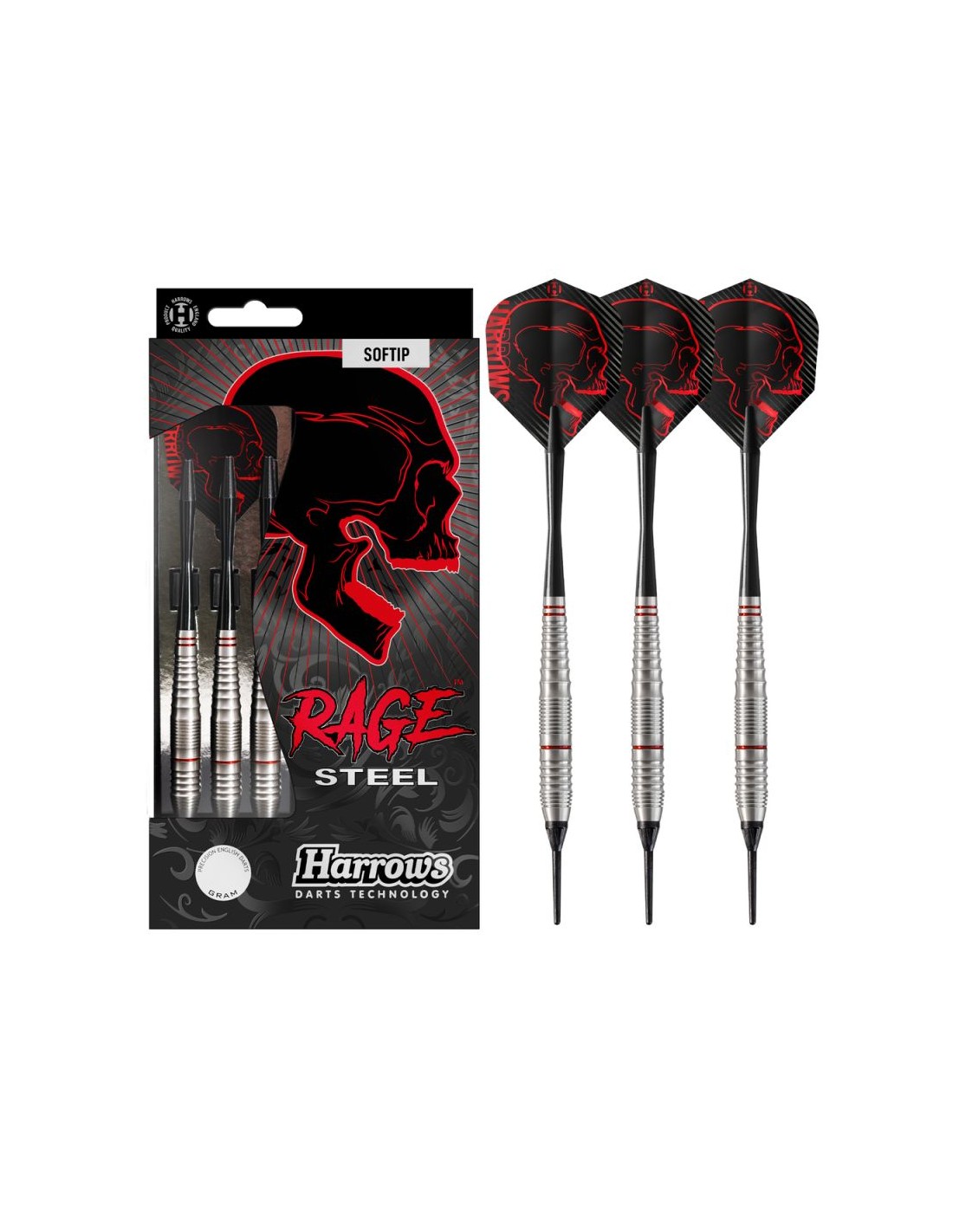 Harrows Harrows Rage Steel softip Ragesteel 16966 darts