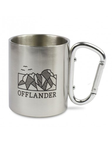 Offlander camping mug with a steel carabiner OFFCACC03